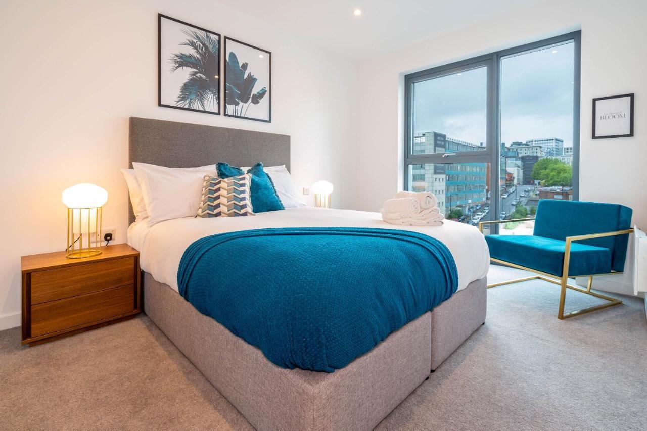 Luxe 1 Bedroom Comfy Apartment - City Centre Birmingham Bagian luar foto
